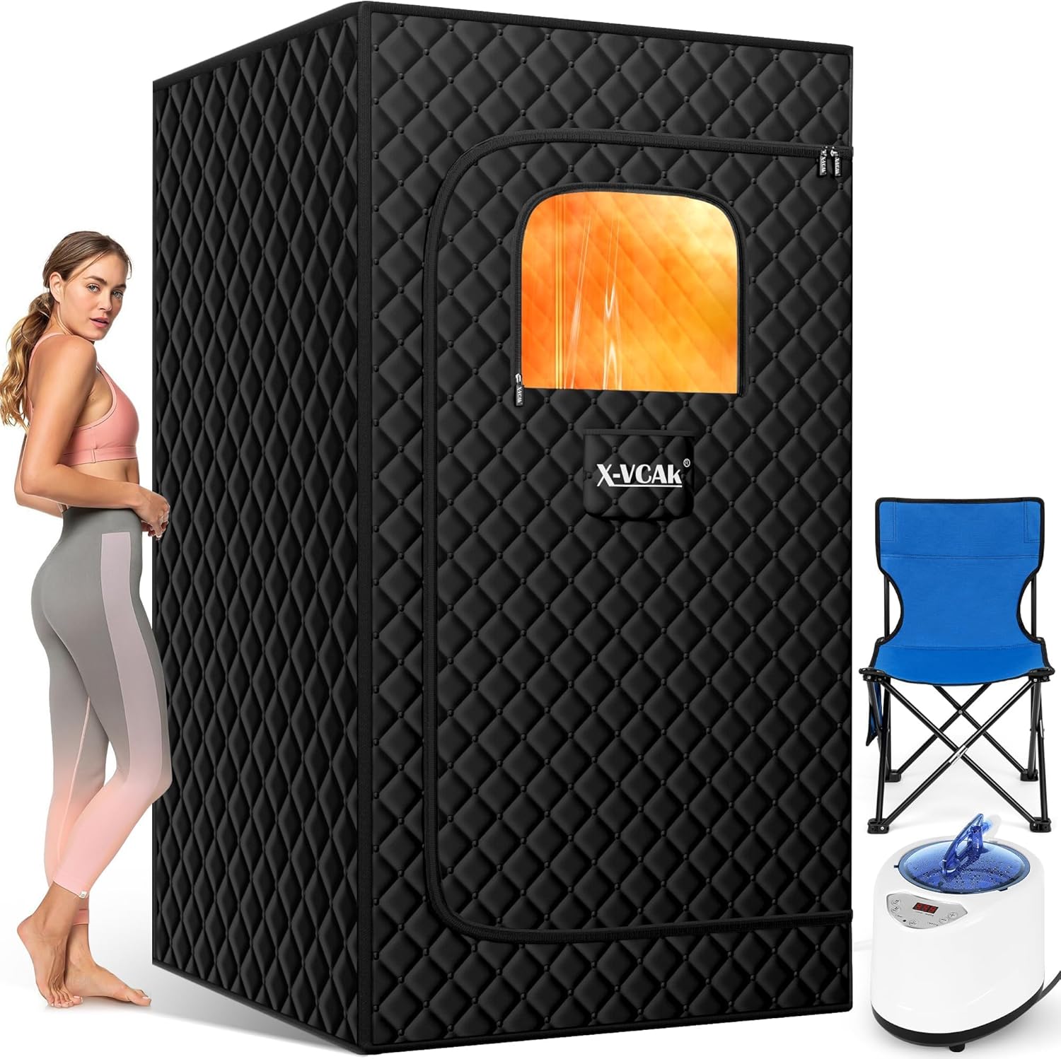 X-Vcak Upgraded Portable Sauna for ...