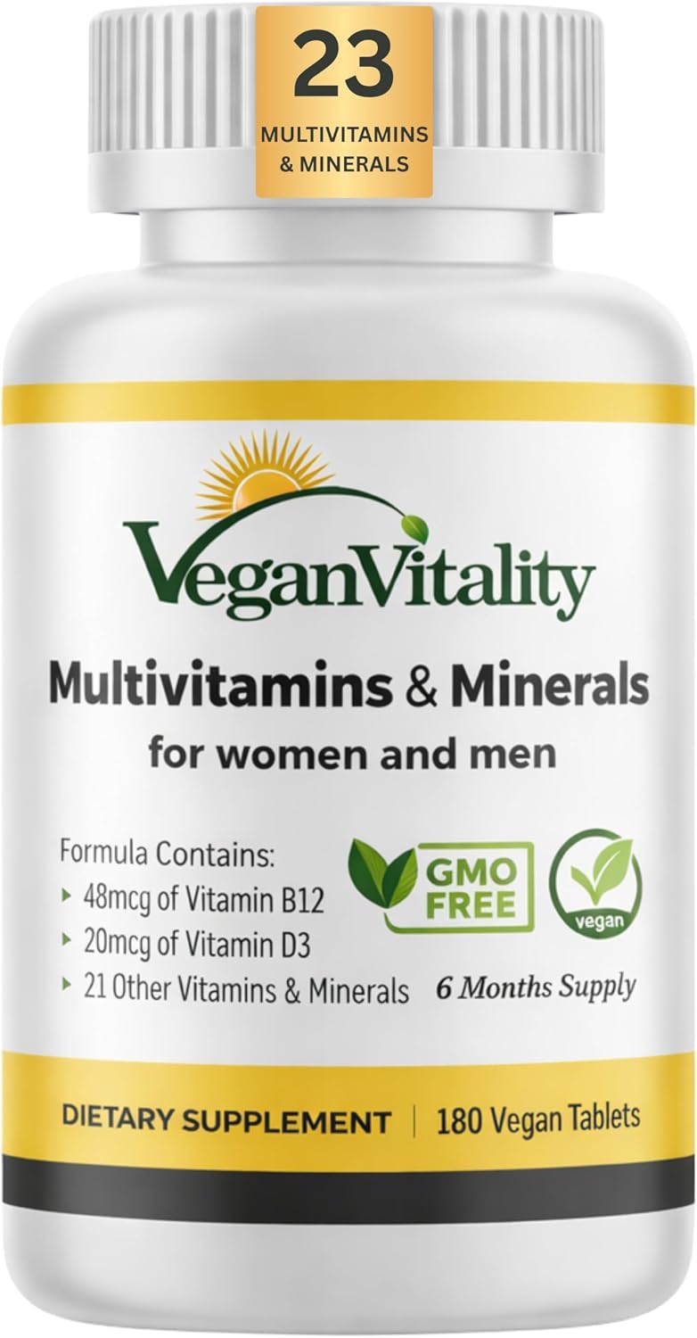 Vegan Vitality Multivitamins &...