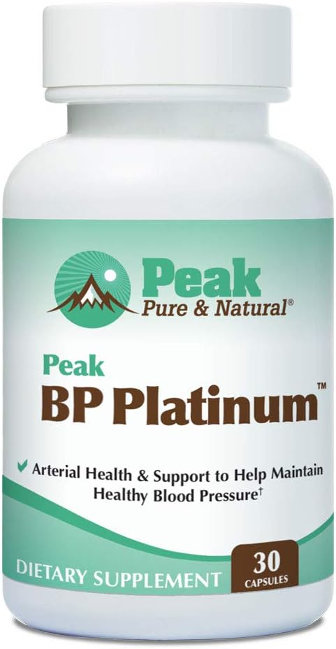 Peak BP Platinum, Blood Pressure Supplement with Vitamin K2, 30 Servings