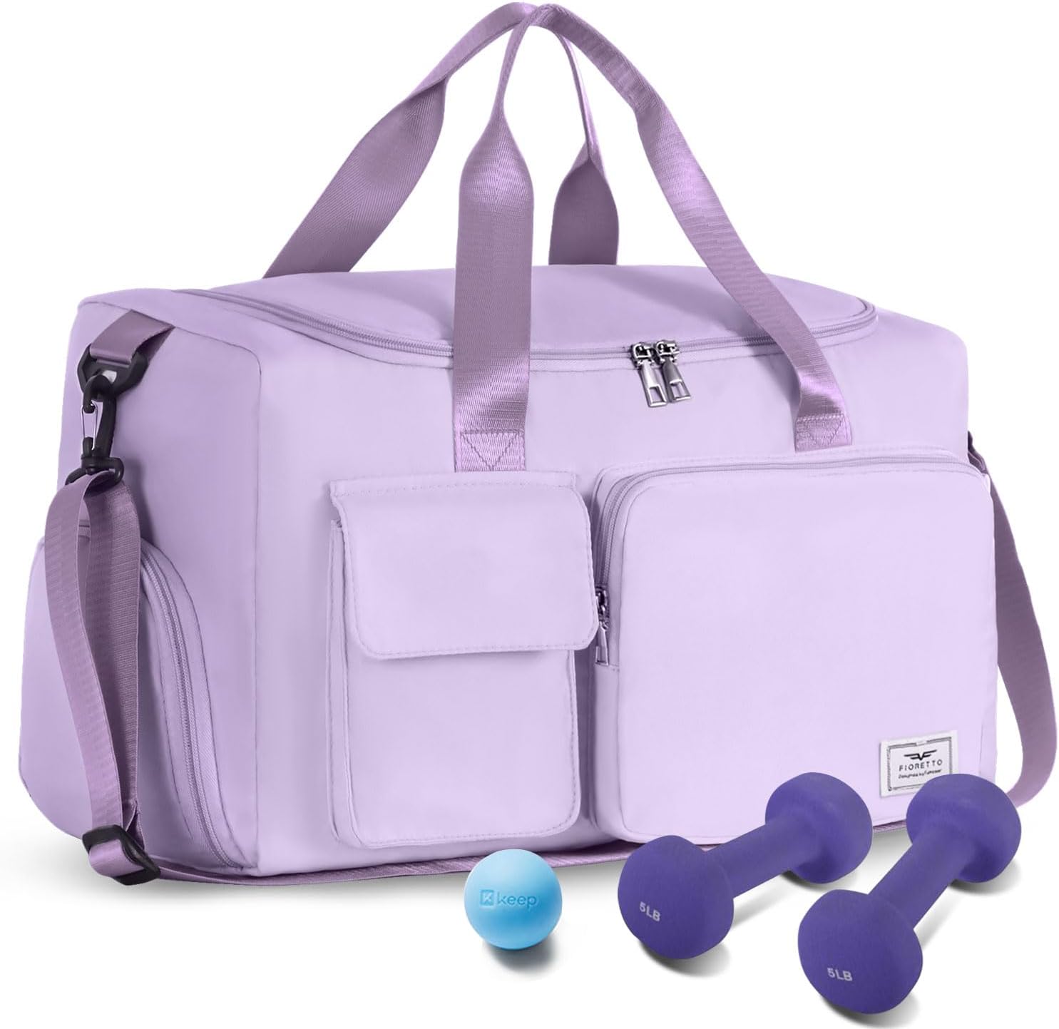 FIORETTO Women’s Gym Duffle B...