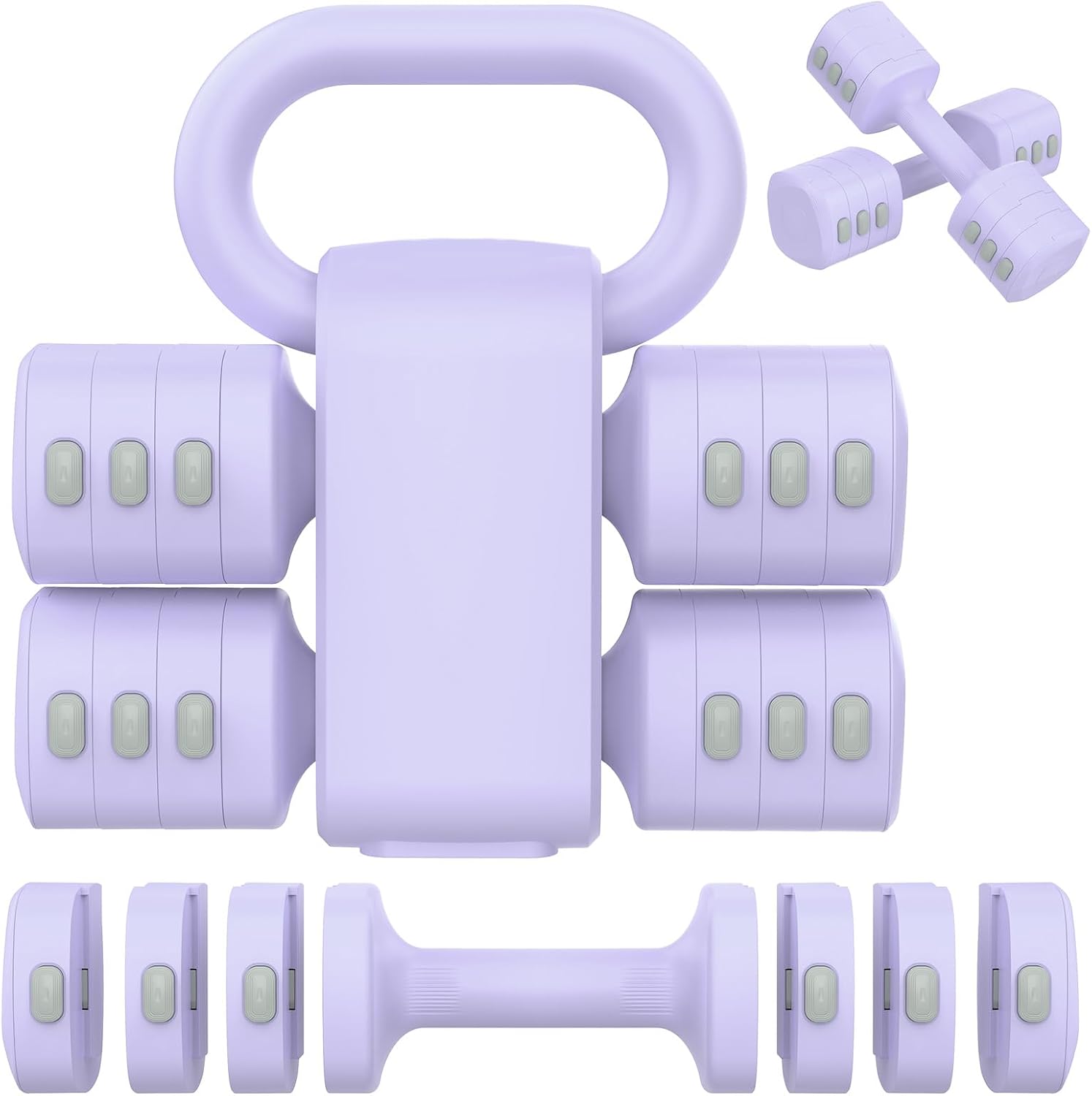 Hezeyferg Adjustable Dumbbell Set, ...