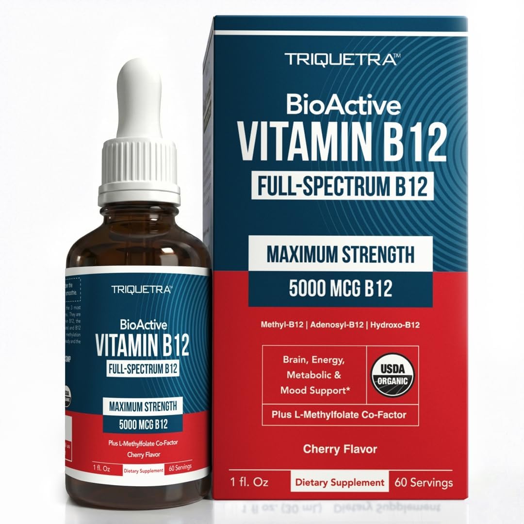BioActive Vitamin B12 5000mcg, 3 Bi...
