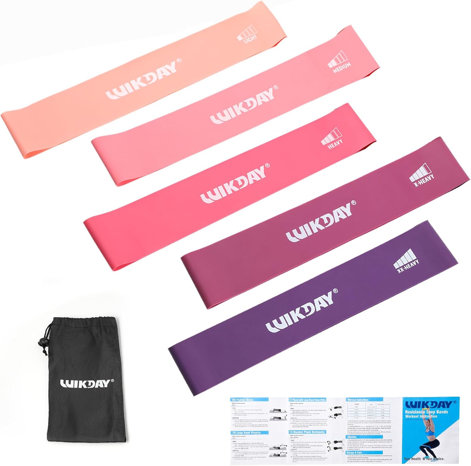 WIKDAY Resistance Bands for Working...