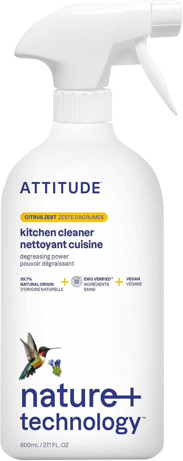 ATTITUDE Kitchen Cleaner Spray, EWG...