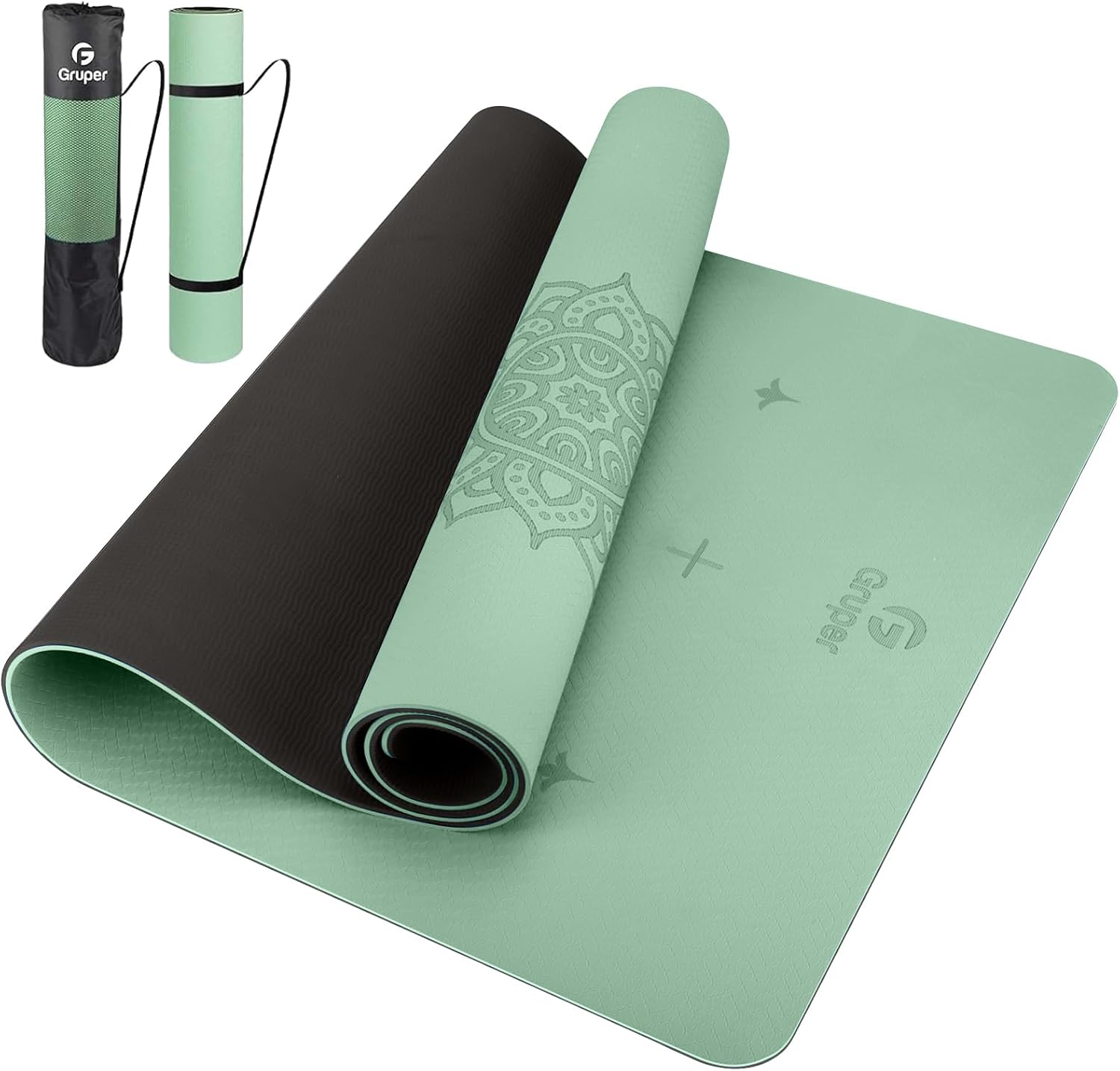 Gruper Yoga Mat Non Slip, TPE Extra...