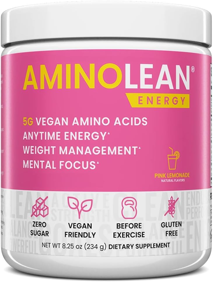 AminoLean Pre Workout Powder –...