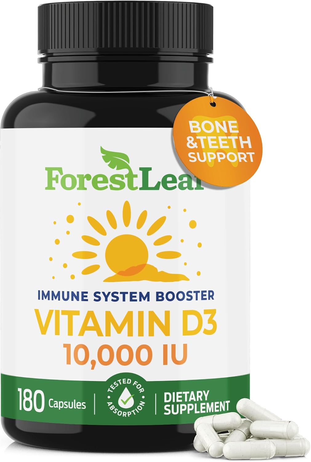 ForestLeaf Vitamin D3 10,000 IU | V...