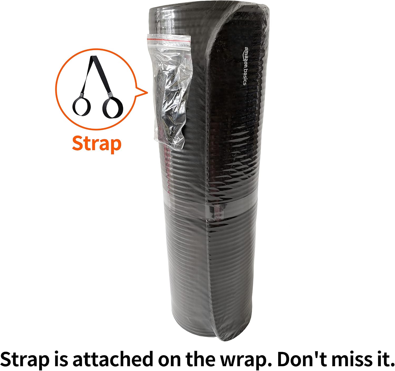 Amazon Basics Extra Thick Exercise Yoga Mat with Carrying Strap - Image 8