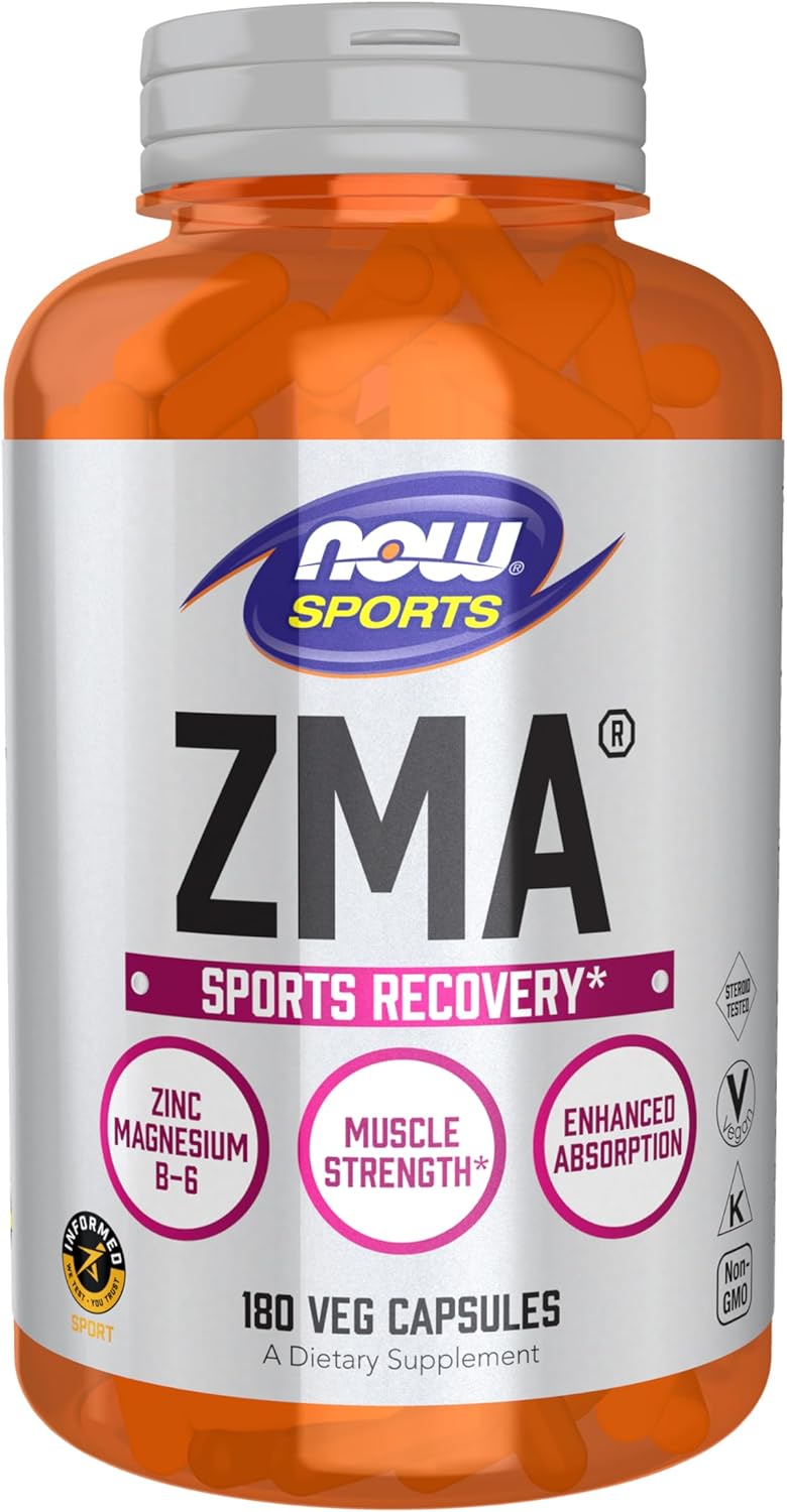 NOW Sports, ZMA, Enhanced Absorptio...