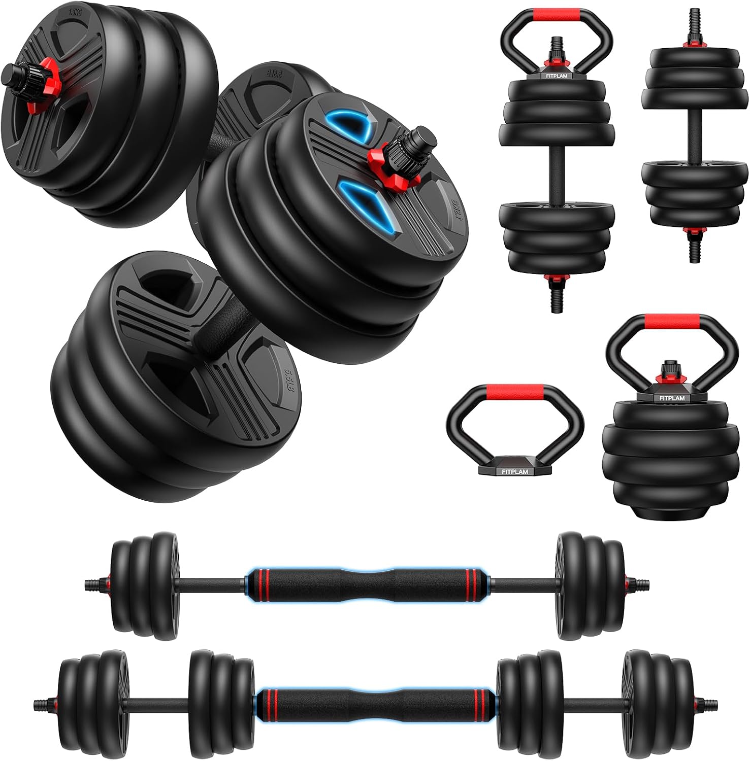 Adjustable dumbbell set,20/35/45/55...