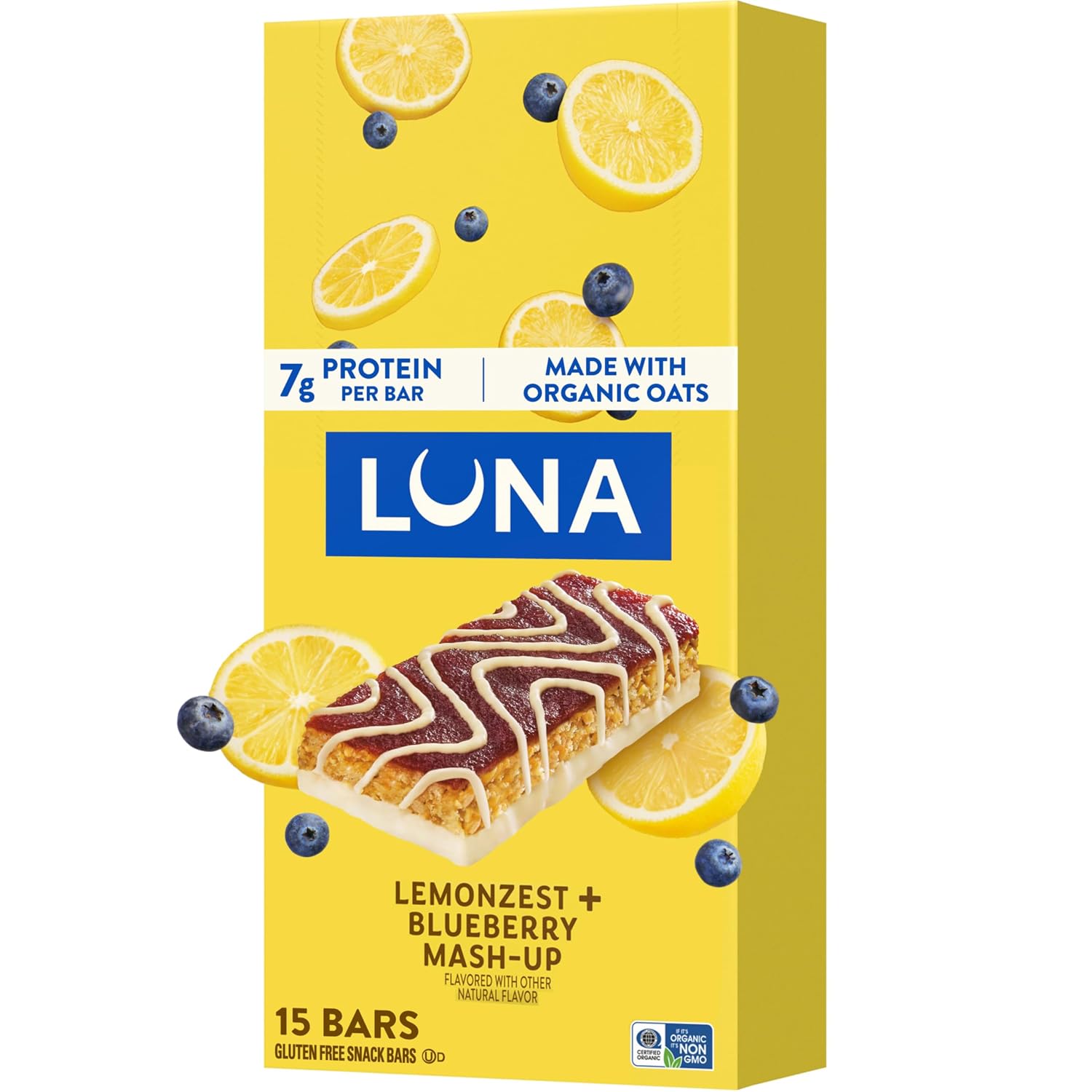 LUNA Bar Mash-Ups LemonZest + Blueb...