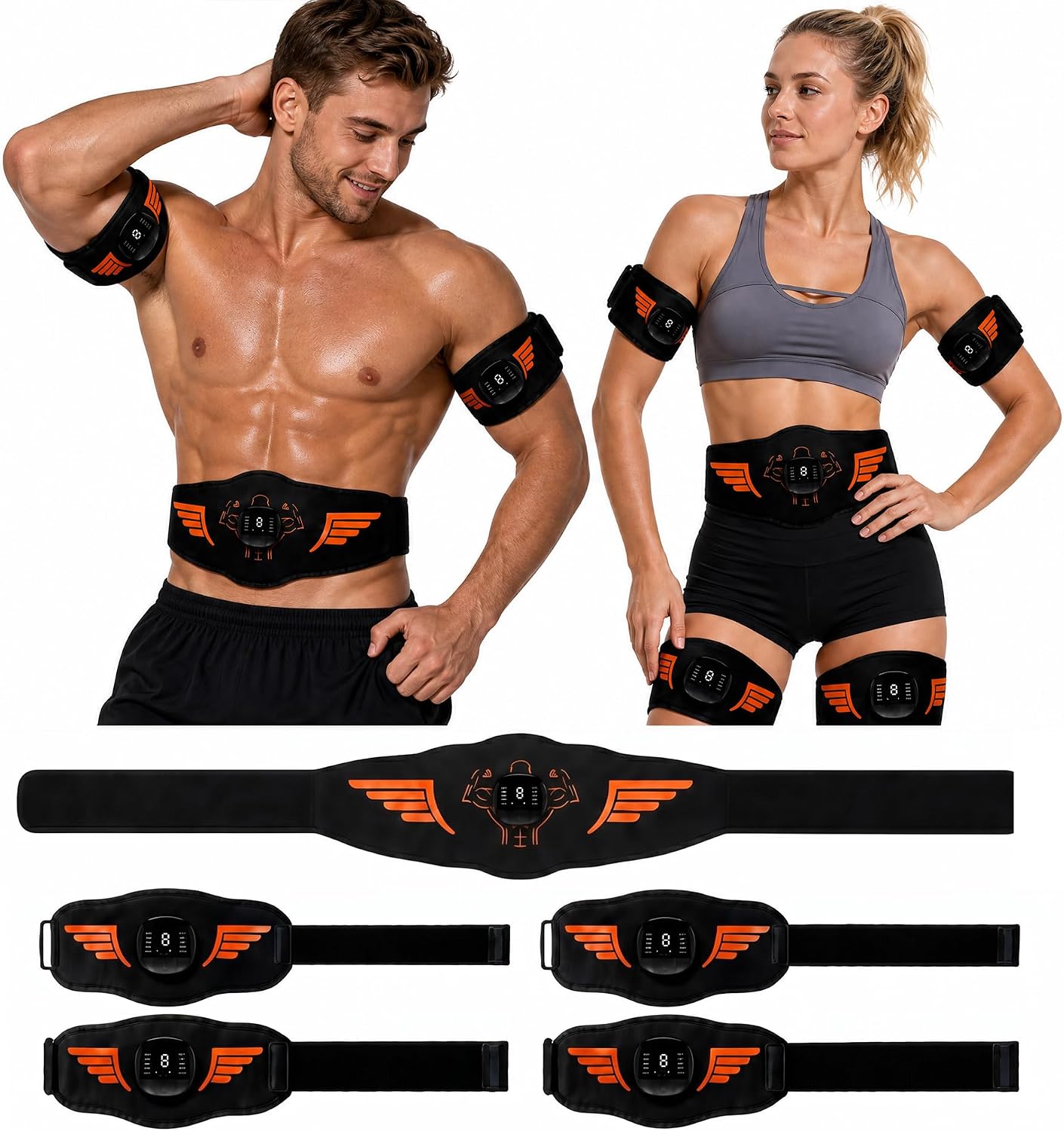 5-Piece EMS Muscle Stimulator Set, ...