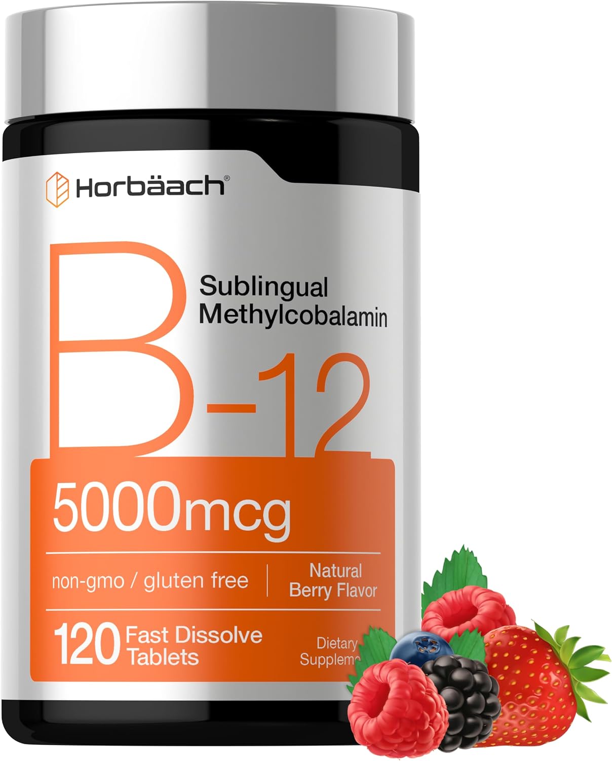 Horbäach B12 Vitamin 5000 mcg | 12...