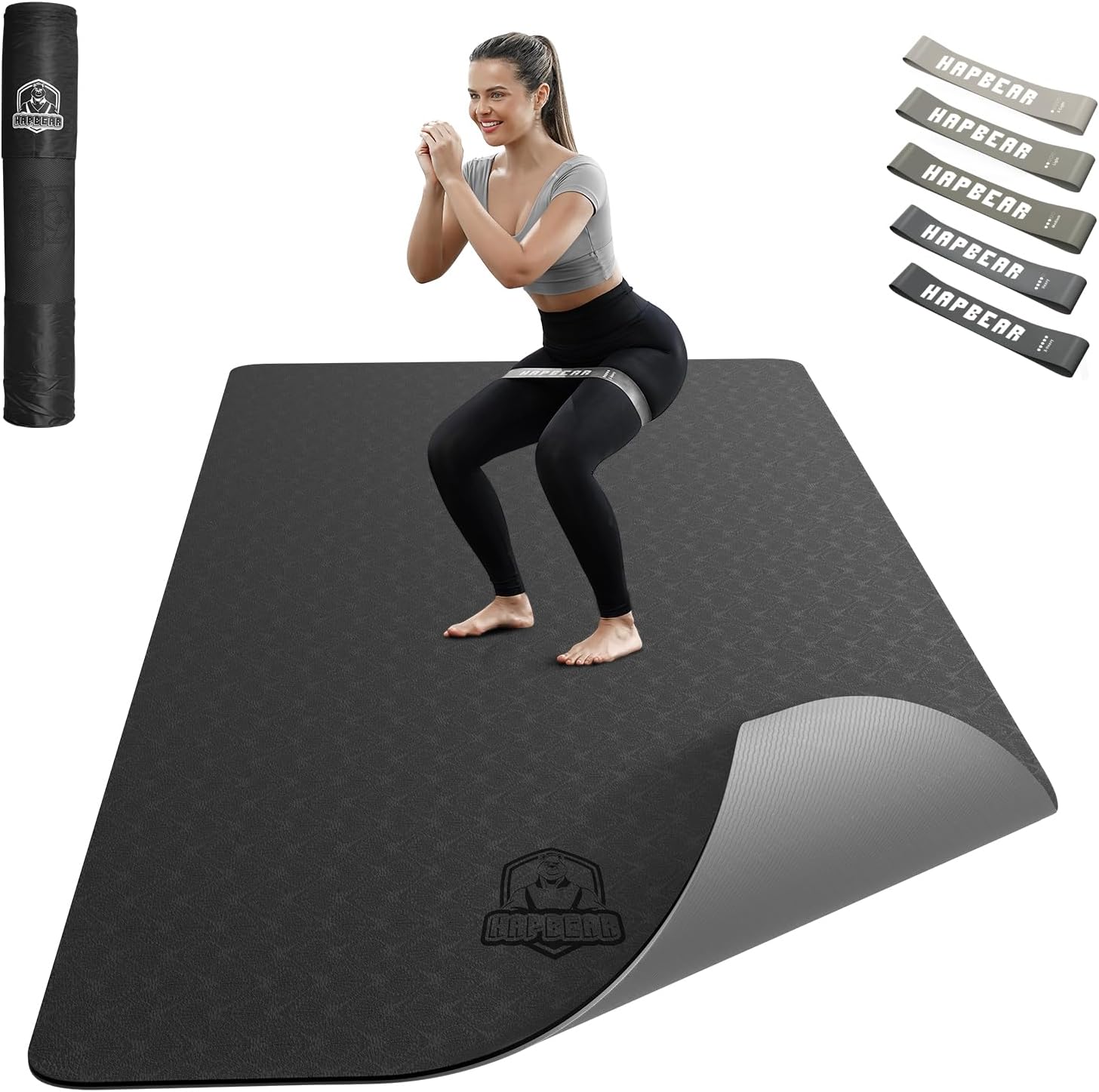 HAPBEAR Large Yoga Mat – 72&#...
