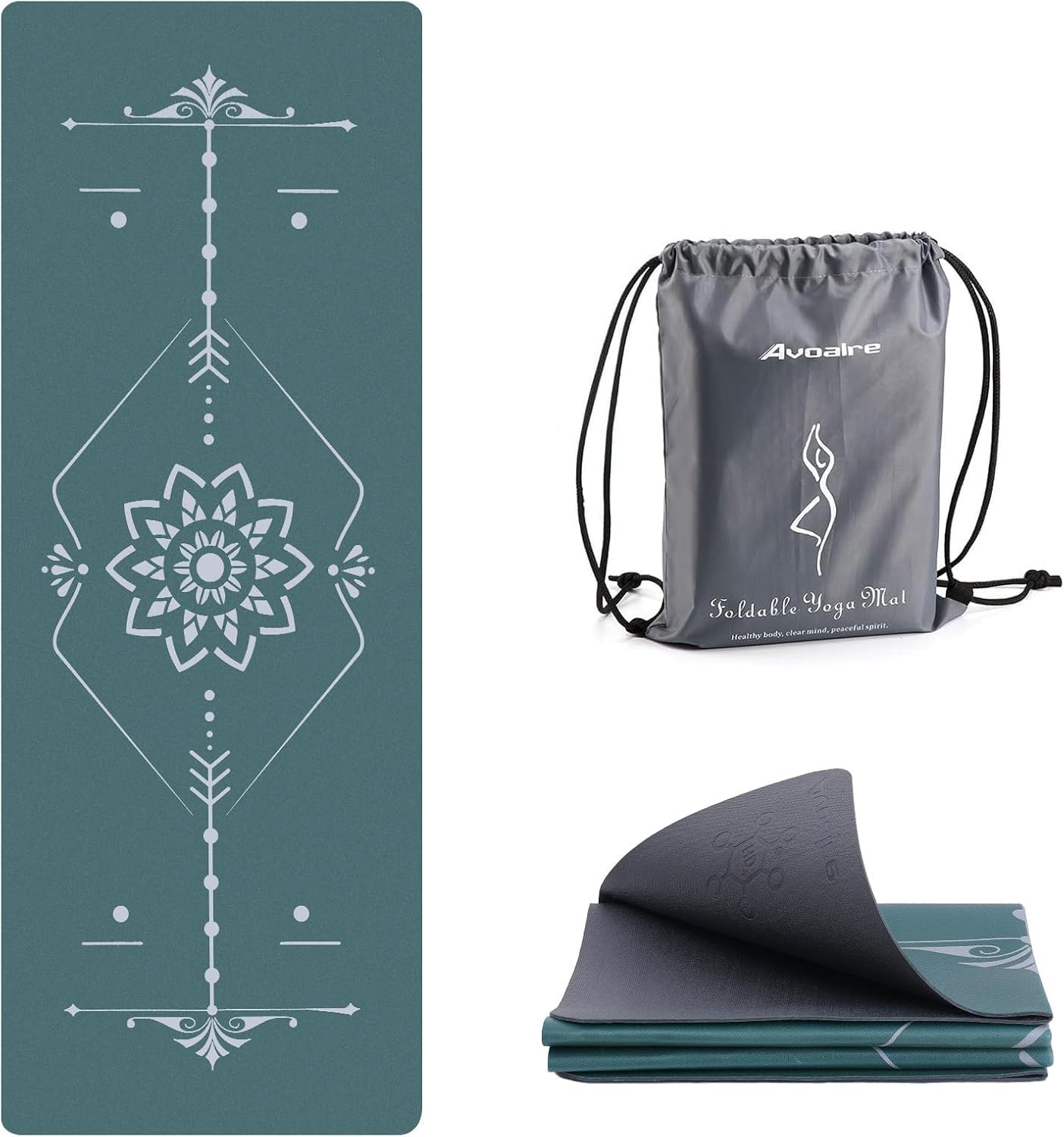 Avoalre Yoga Mat Foldable – T...