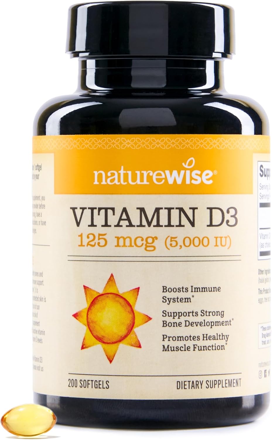 NatureWise Vitamin D3 5000IU Supple...