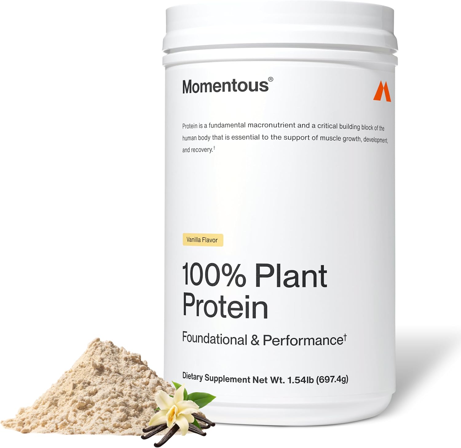 Momentous Vegan Protein Powder, 20g...