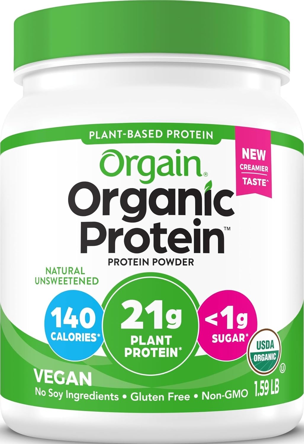 Orgain Organic Vegan Protein Powder...