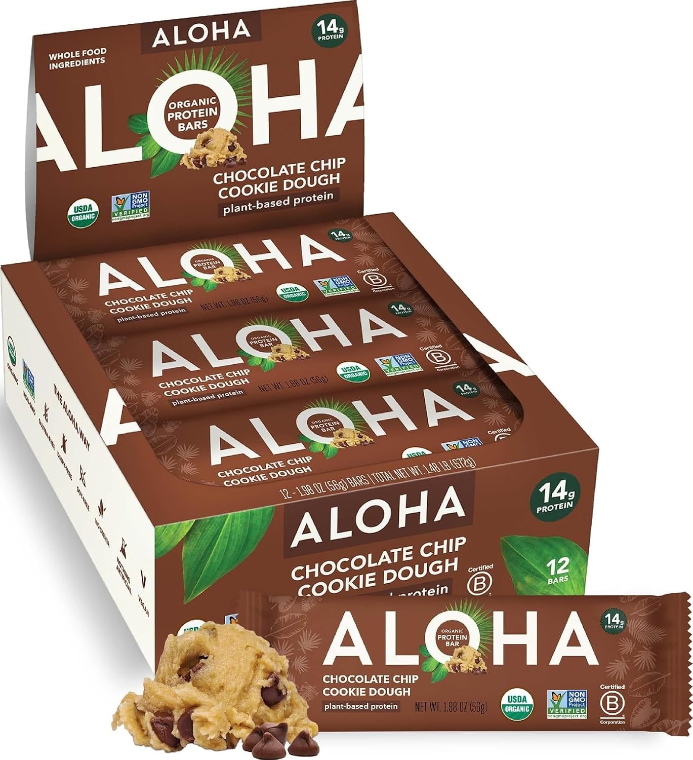 ALOHA Organic Plant Based Protein B...
