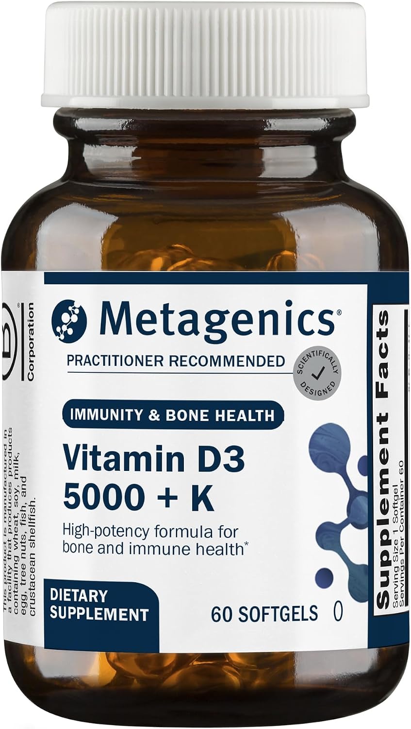 Metagenics Vitamin D3 and Vitamin K...