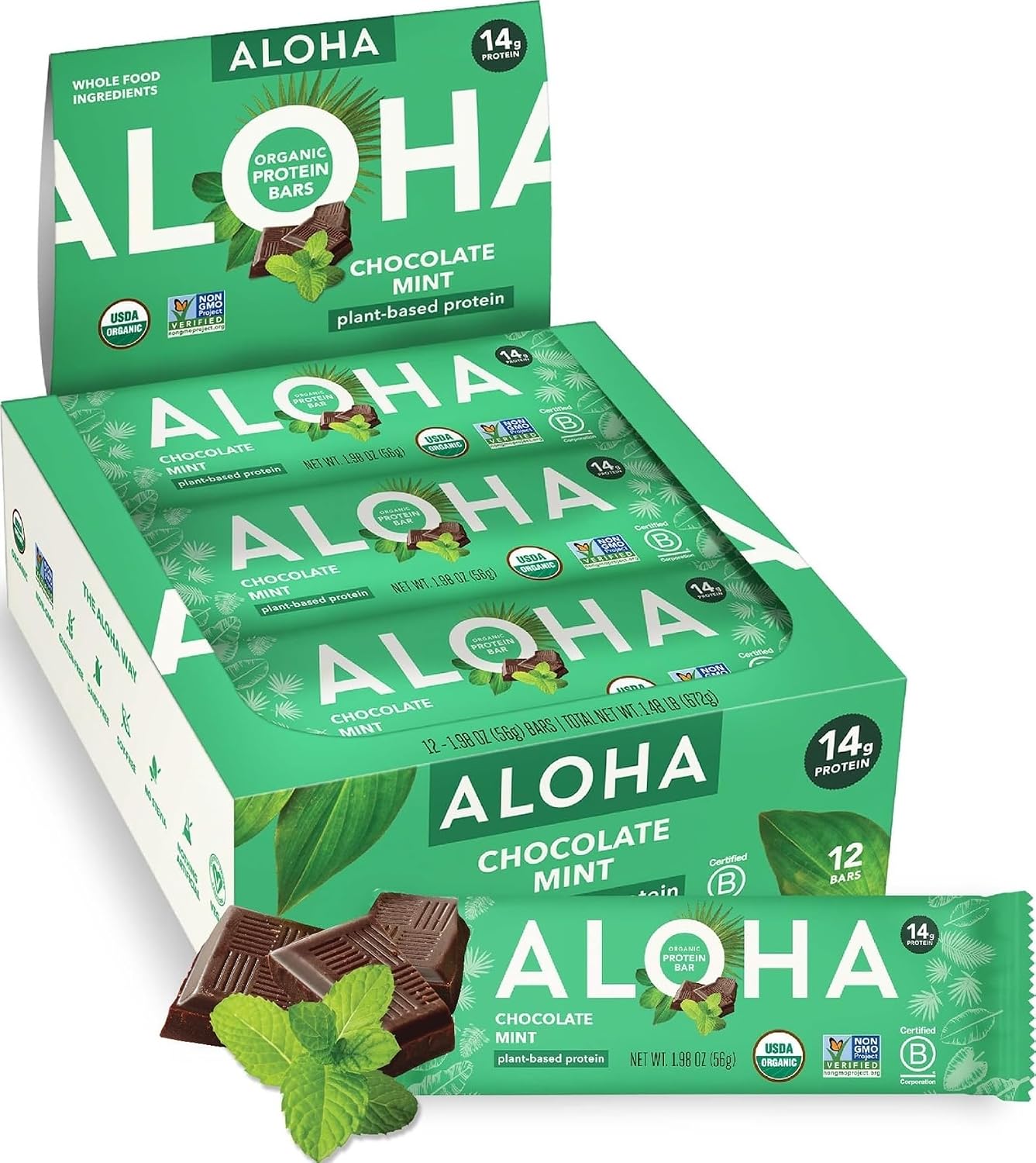 ALOHA Organic Plant Based Protein B...