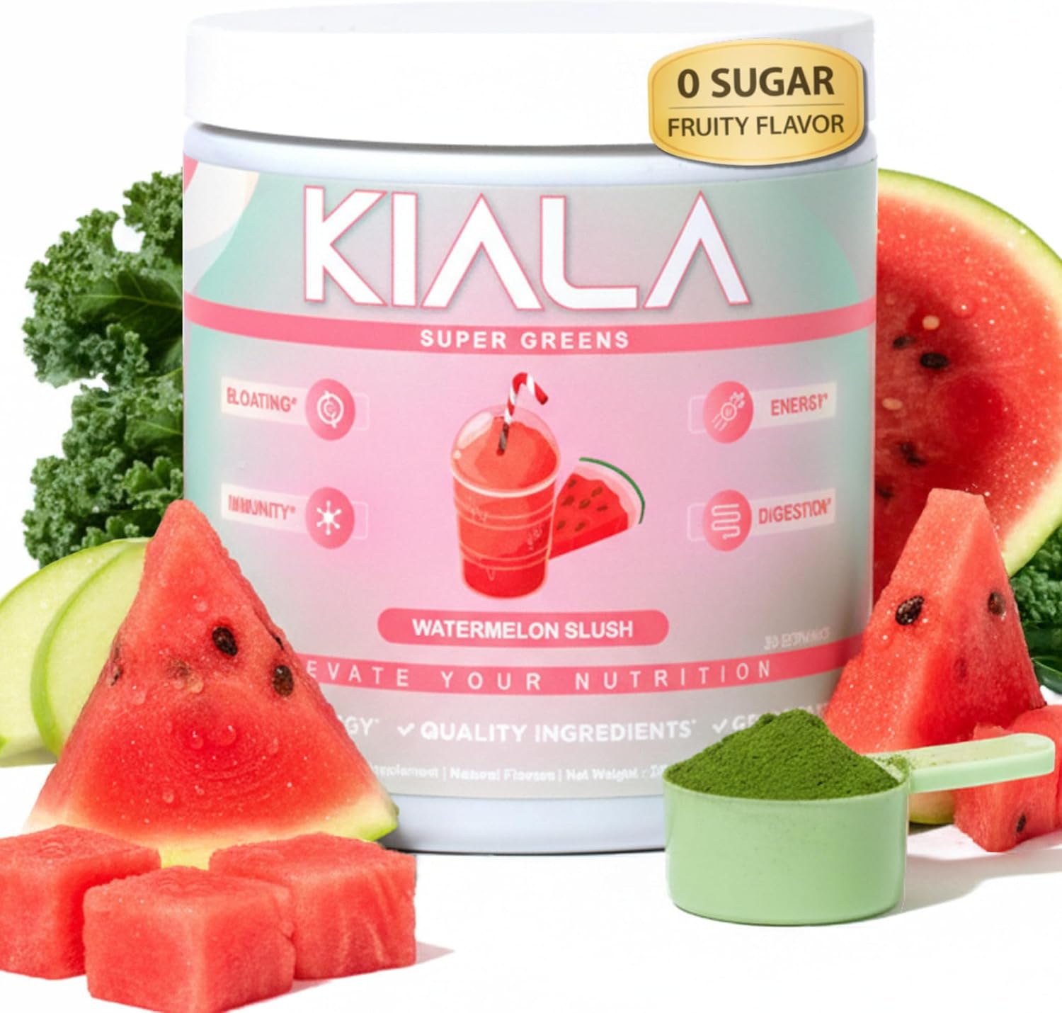 Kiala Nutrition Super Greens Powder...