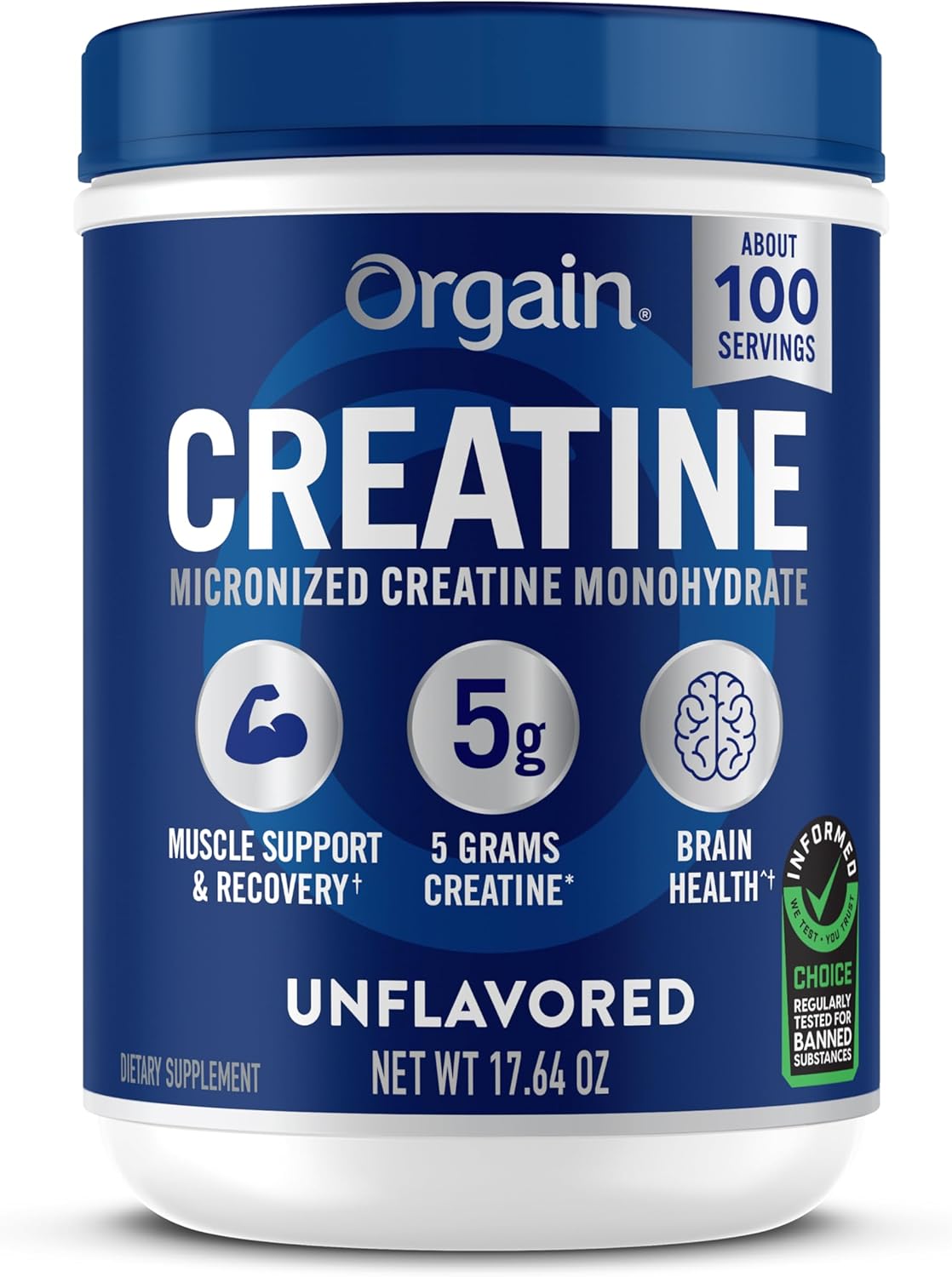 Orgain 5g Creatine Monohydrate Micr...