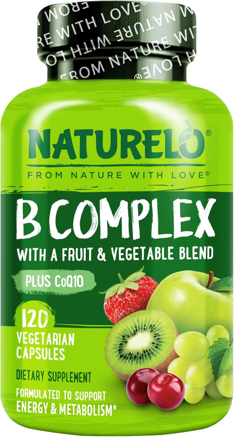 NATURELO Vitamin B Complex, 120 Cap...