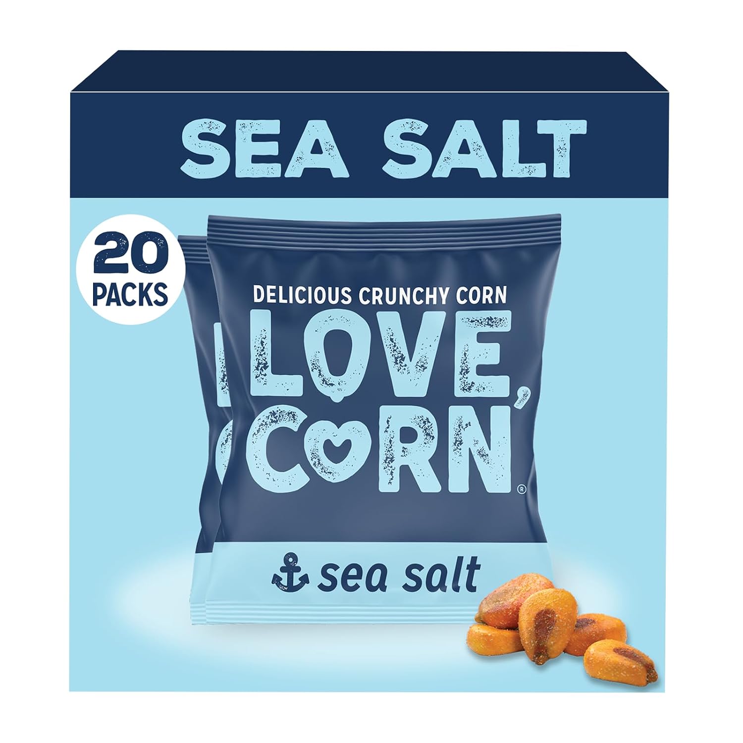 LOVE CORN Sea Salt Crunchy Roasted ...