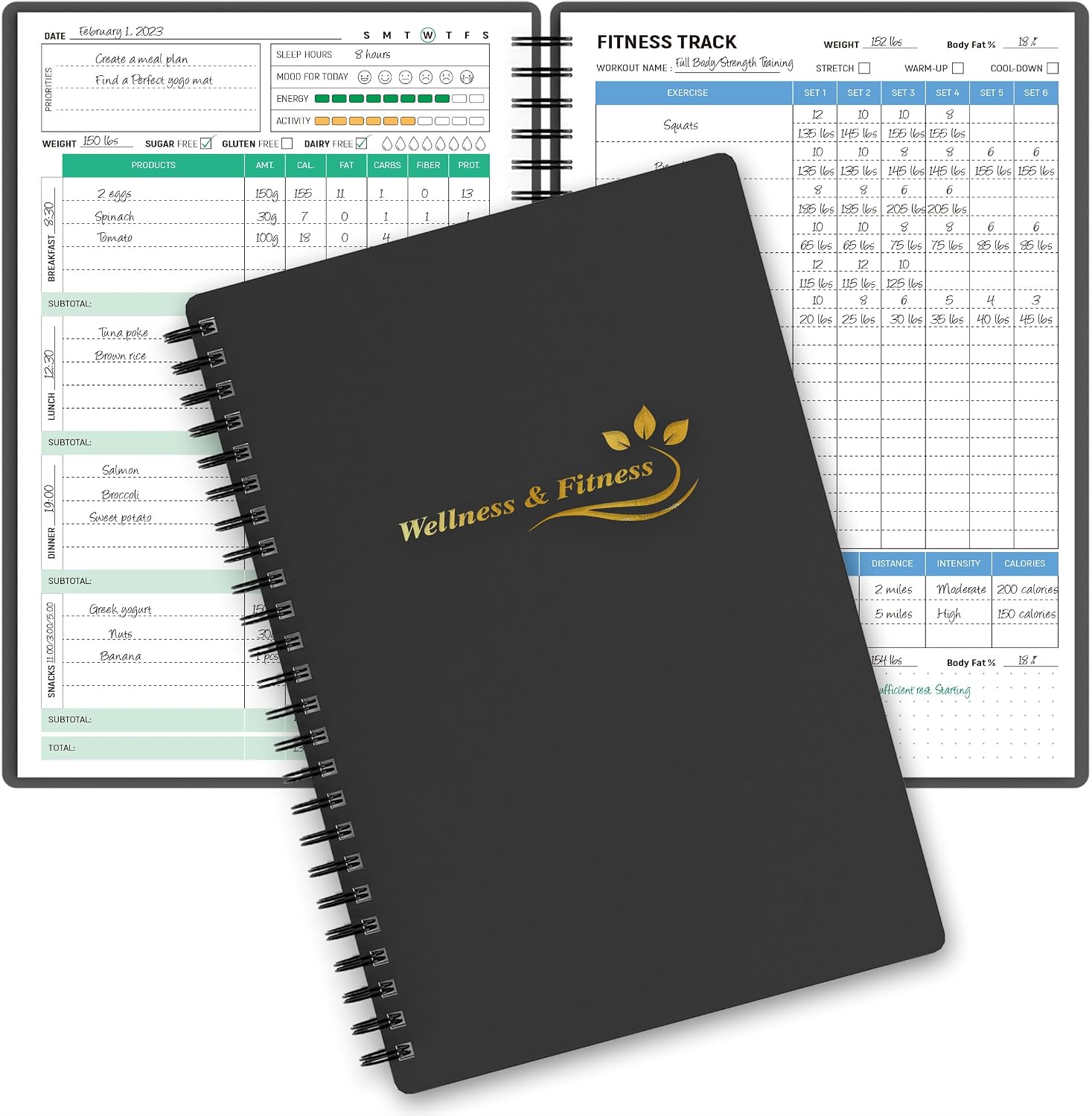 Wellness Planner & Fitness Log...