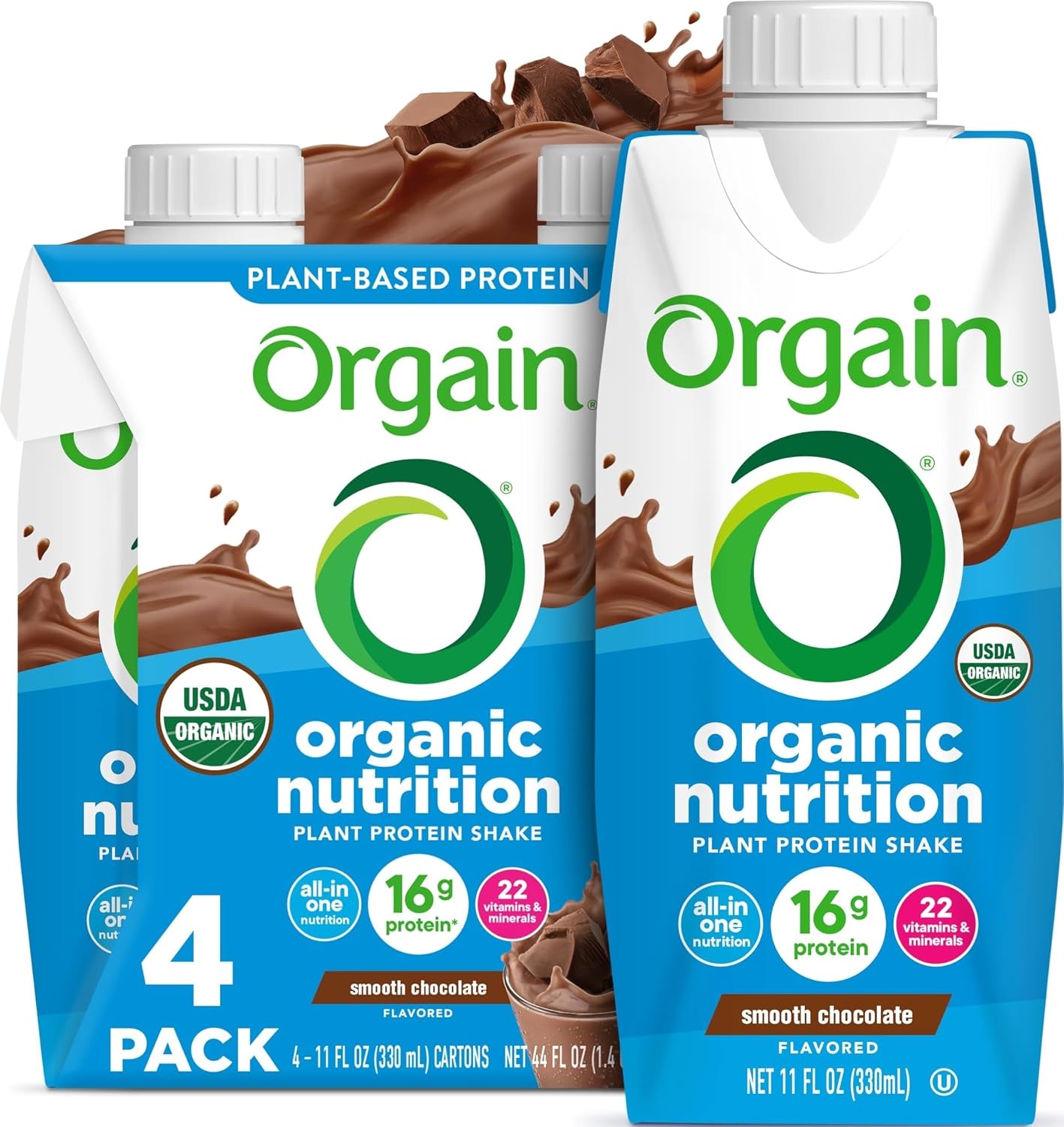 Orgain Organic Nutritional Vegan 16...