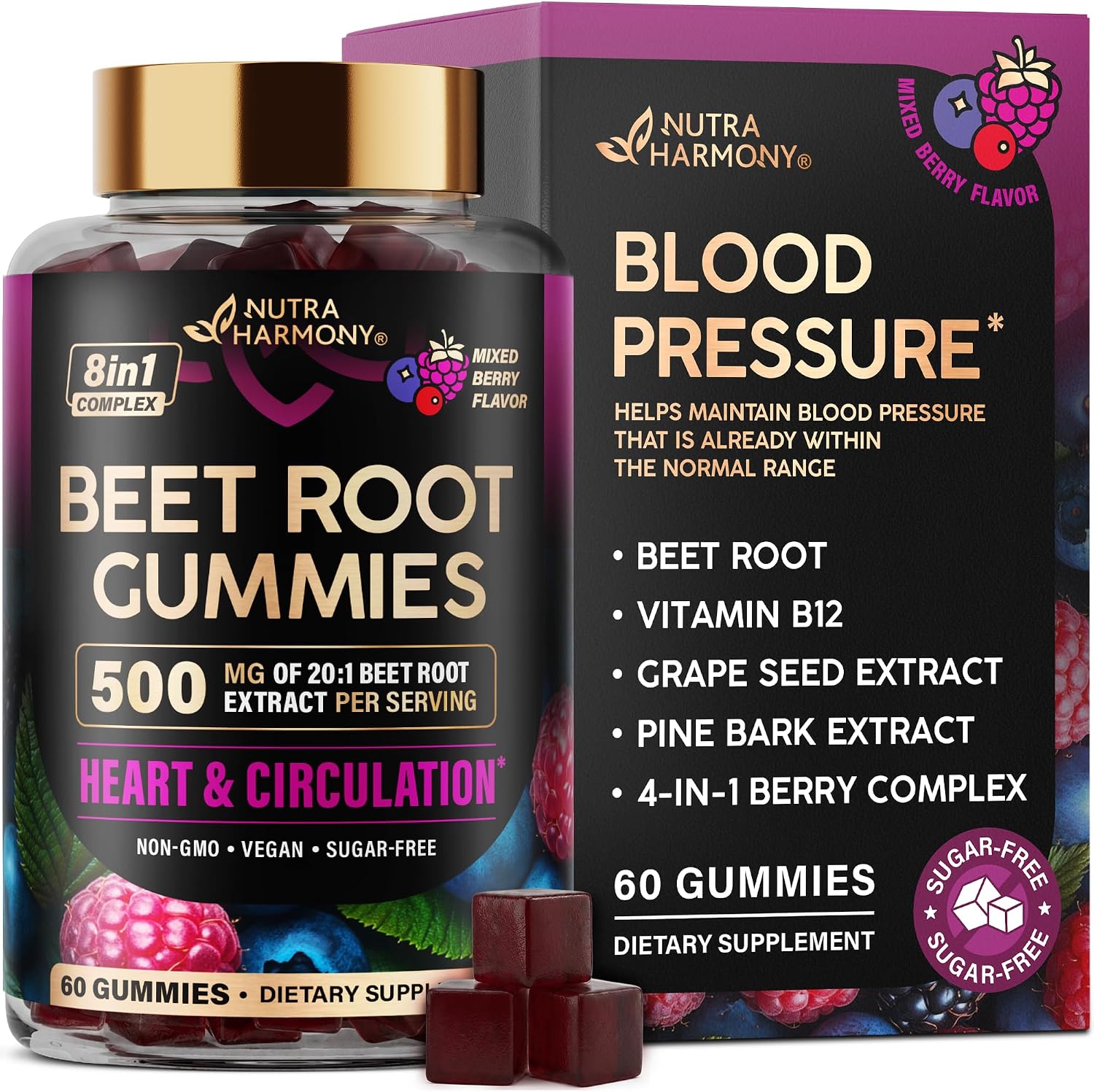 Beet Root Gummies 500mg – Blo...