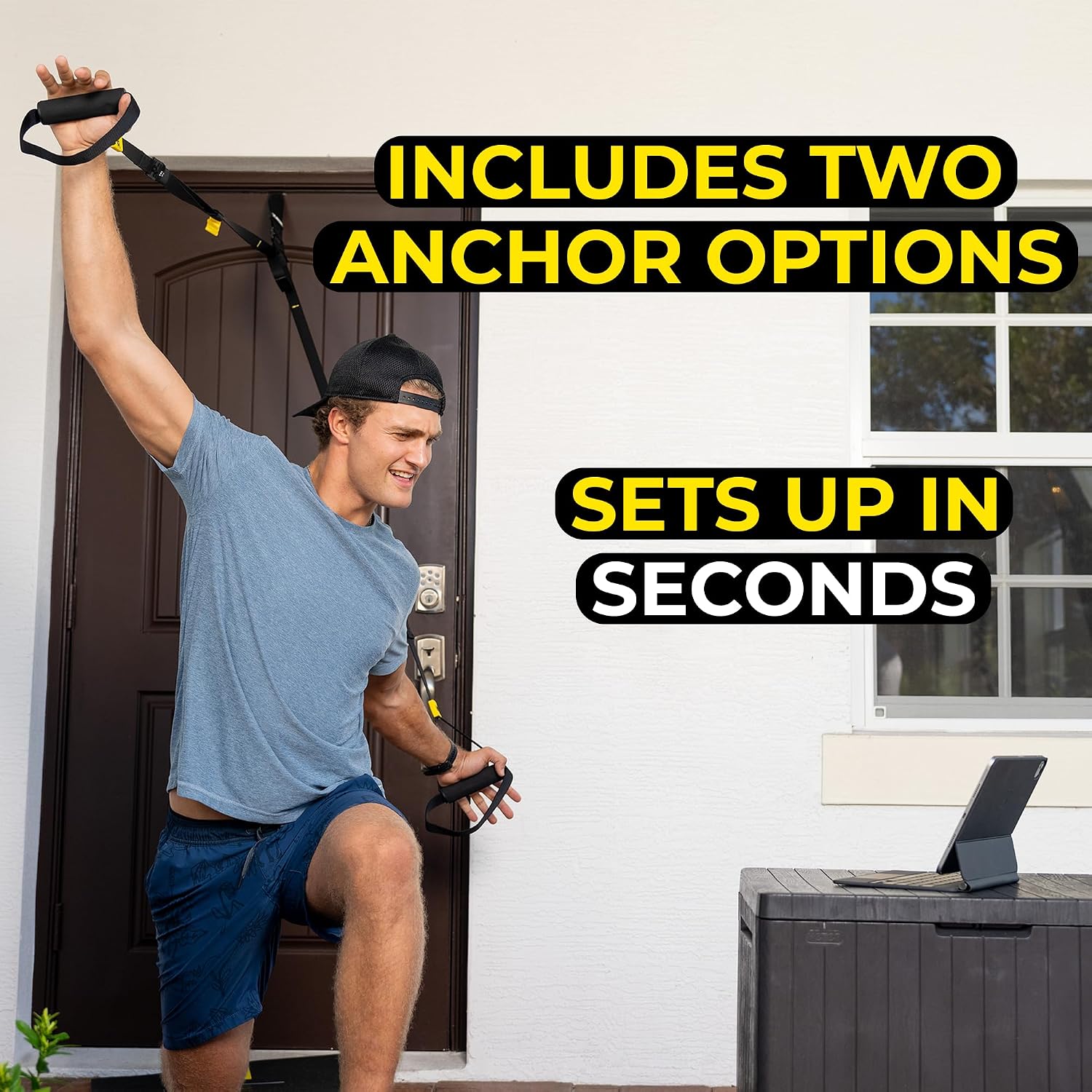 TRX GO Suspension Trainer, At Home, Portable Gym Workout, For Strength Training, Full Body Exercise Equipment - Image 5