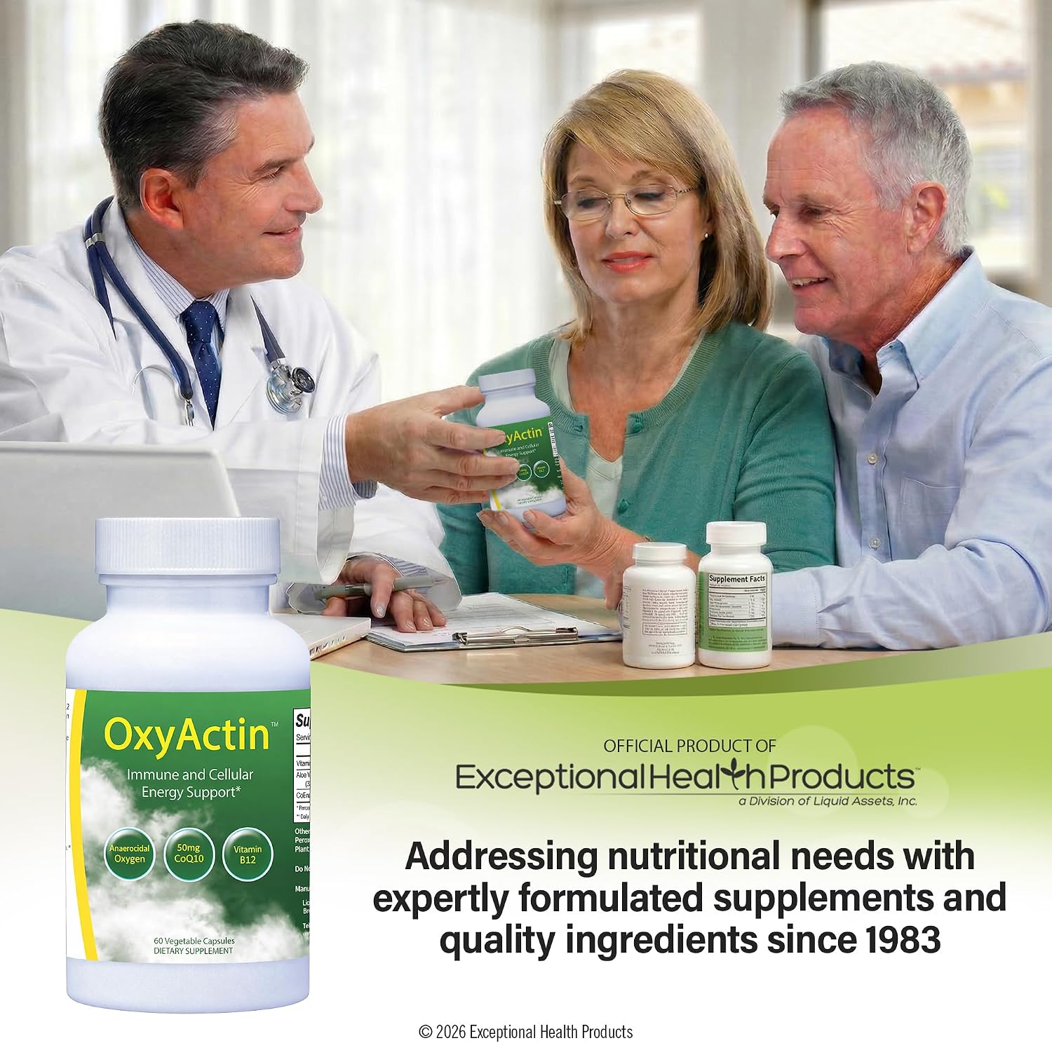 OxyActin Oxygen Supplement, 60 Vegetable Capsules - Image 5