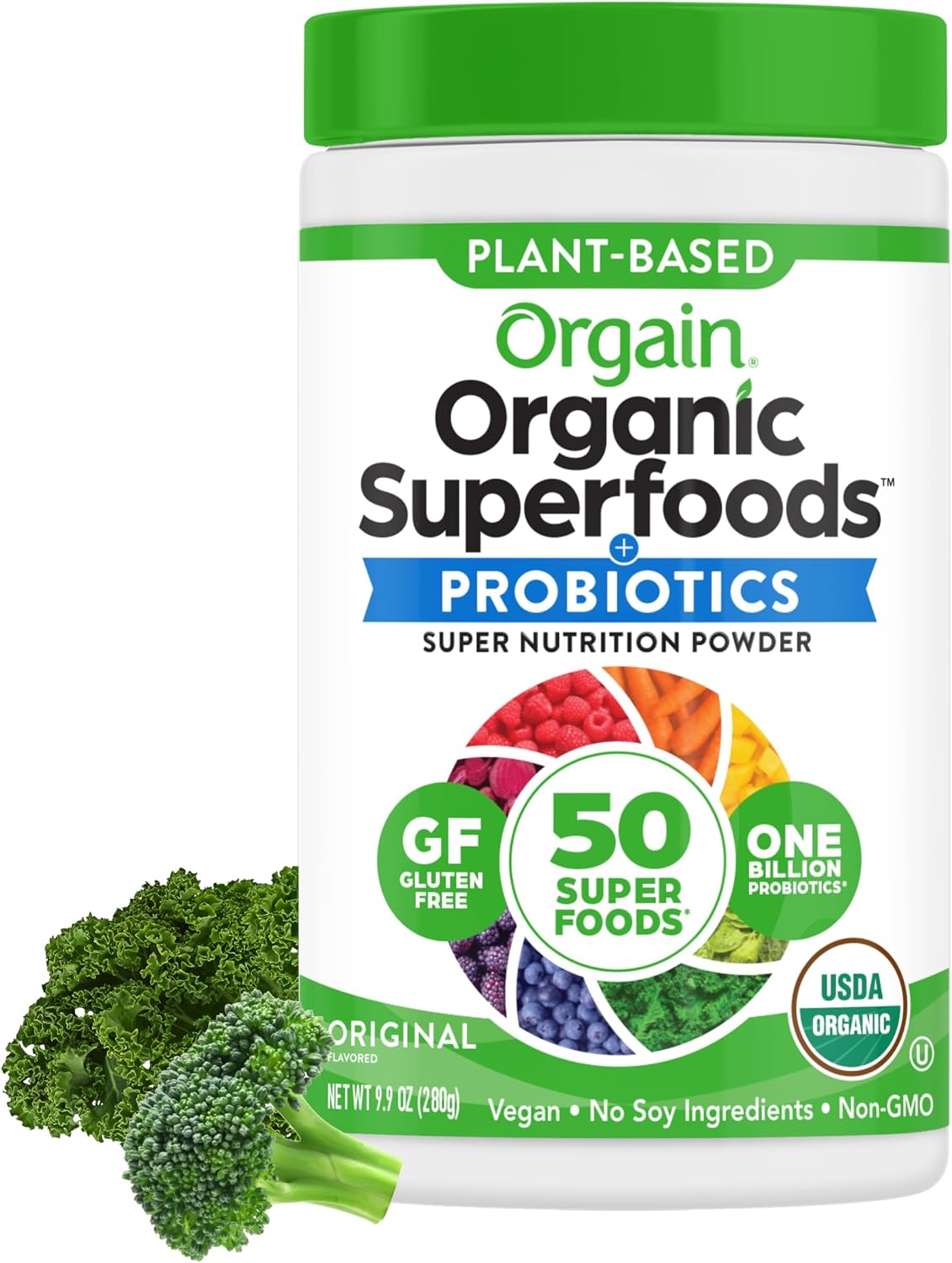 Orgain Organic Greens Powder + 50 S...