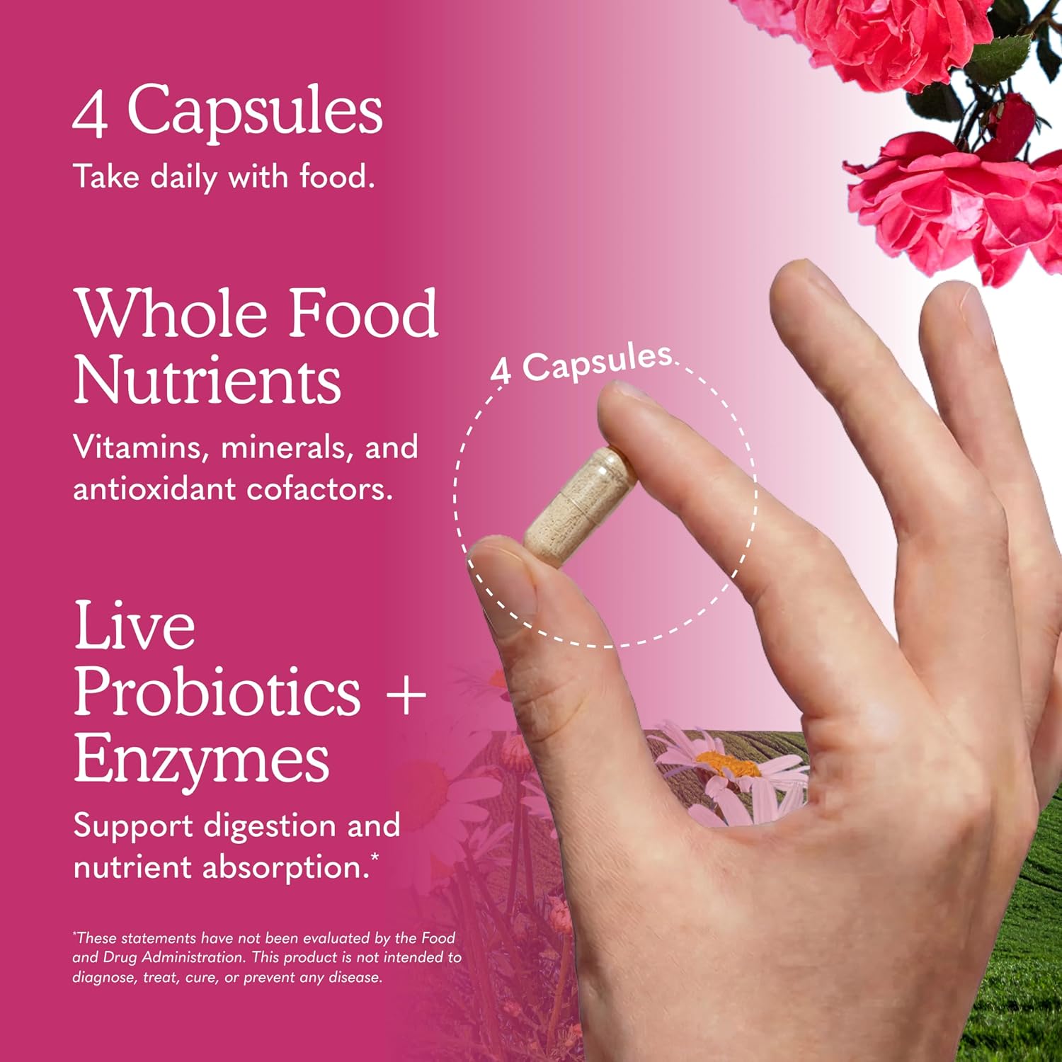 Garden of Life Vitamin Code Women's Multivitamin, Gluten-Free, 120 Capsules - Image 5