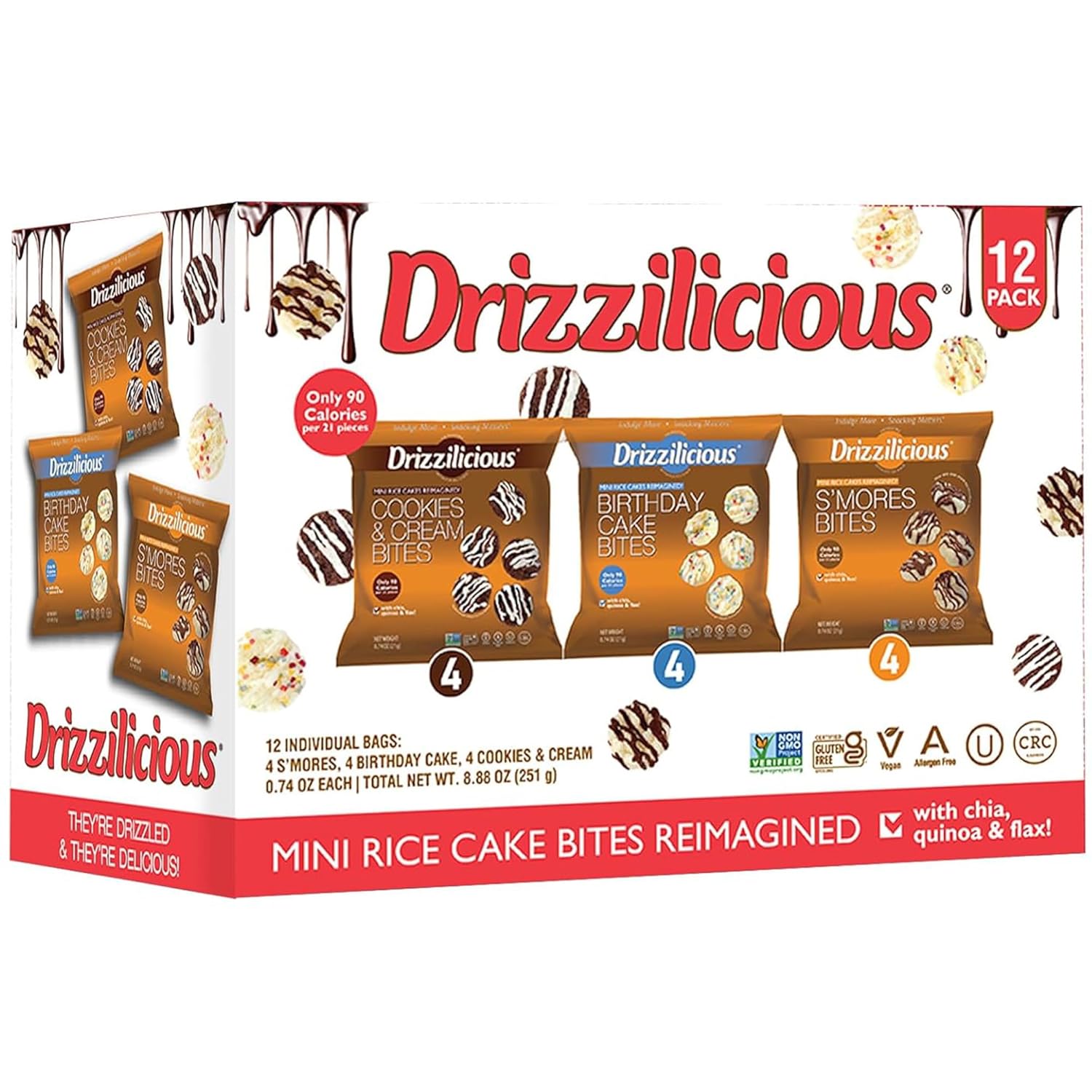 Drizzilicious Mini Rice Cakes Varie...