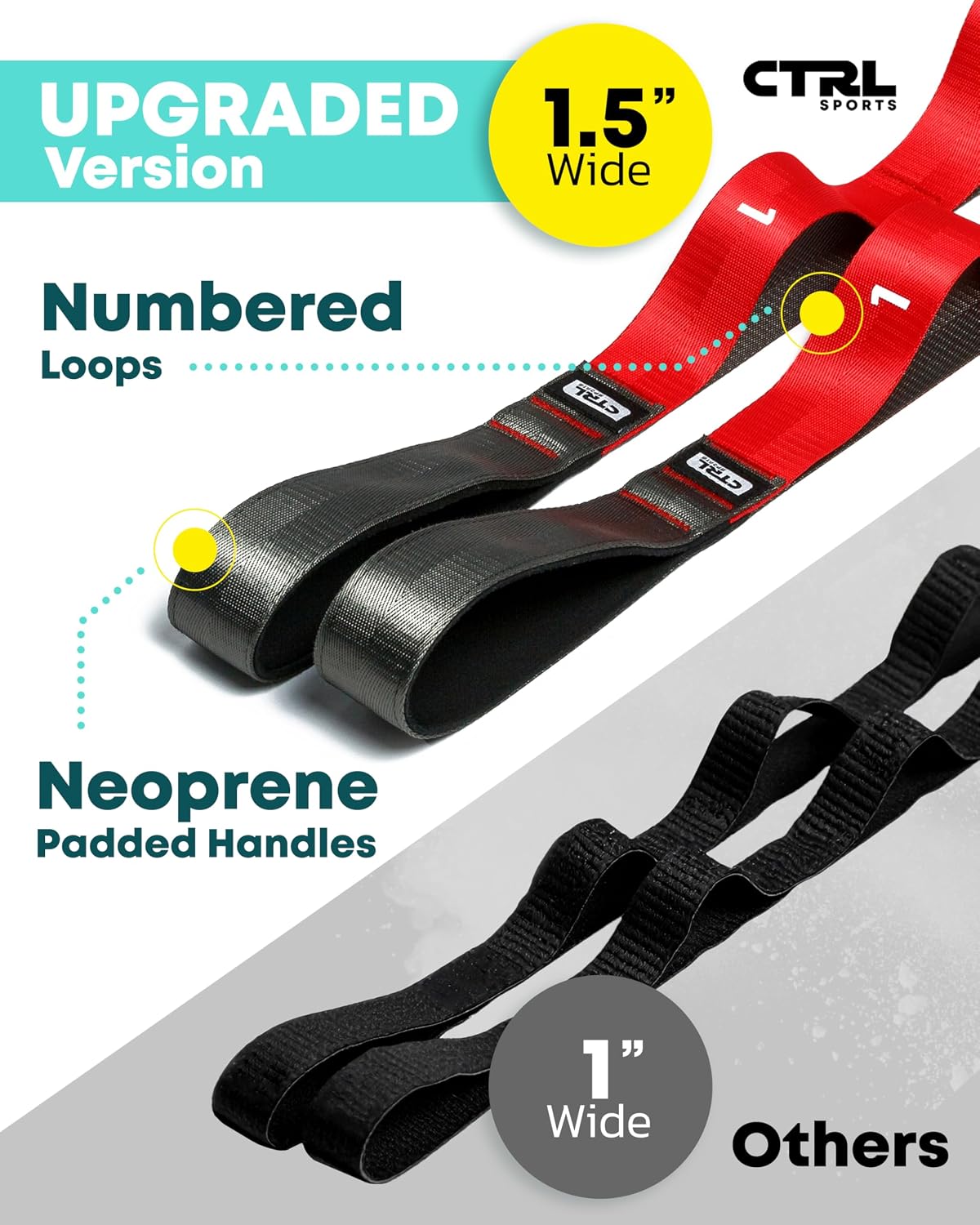 Stretching Strap with Loops - Non Elastic Yoga Strap for Physical Therapy - Image 8