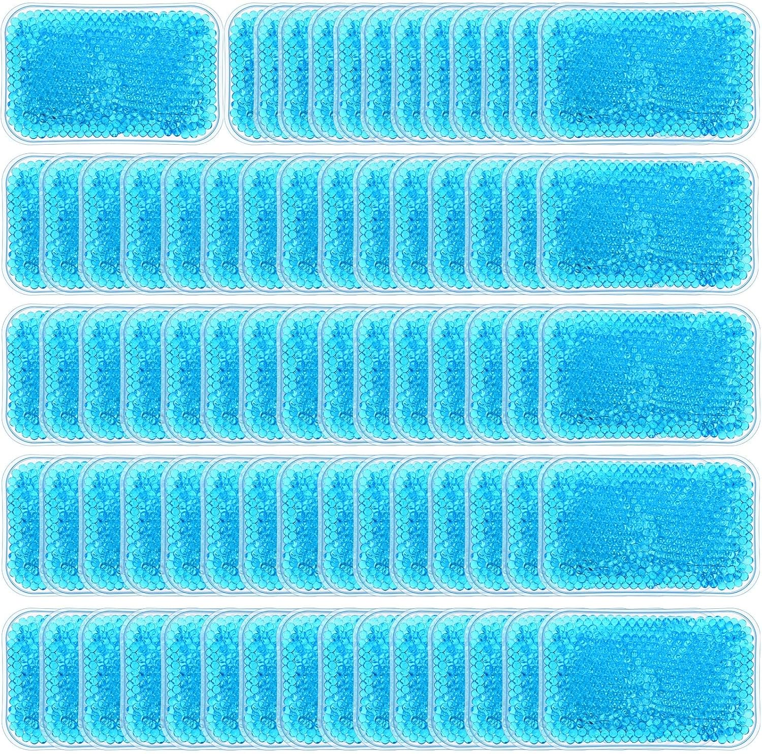 TrelaCo Blue 72 Pcs Gel Bead Ice Pa...