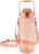 Glad Tritan Water Bottle – BPA Free, Straw & Chug Lid, Leak Resistant – Durable Plastic Hydration Water Bottle with Adjustable Strap for Hiking and Sports, 60oz, Rust