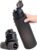 TakeToday Collapsible Water Bottles, Foldable for Travel, 32oz, Black