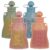 Eascrozn 4 Pack Silicone Reusable Baby Food Pouches with Straws, BPA Free