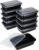 GoodCook Meal Prep Containers, Single Compartment 10-Pack