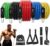 WHATAFIT Resistance Bands with Handles, 150 lb Exercise Bands Set