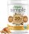 Orgain Organic Simple 20g Vegan Protein Powder, Peanut Butter, 1.25lb