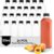 Hammont Plastic Bottles with Caps – Clear PET Iced Coffee & Juice Bottles, Pack of 24 – Reusable Juicing Bottle – Ideal for Cold Drinks (32oz)