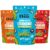The Only Bean Crunchy Dry Roasted Edamame Beans (Variety Pack), Low Carb Keto Healthy Snacks For Adults and Kids, Fiber Protein Snacks, Diabetic Snacks, 4 oz (3 Pack)