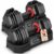 PIRIER Adjustable Dumbbell Set 50LB, 18-in-1 Free Weight Adjustable Dumbbells, One-Hand Twist Adjust, Space-Saving Design, Home Gym Strength Training Equipment for Men & Women