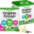 Orgain Organic Vegan 21g Protein Powder, Vanilla Bean, 10 Travel Packs