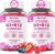 NEVISS Vegan Vitamin D3 5000IU + Vitamin B12 Gummies for Women Men, 120Ct